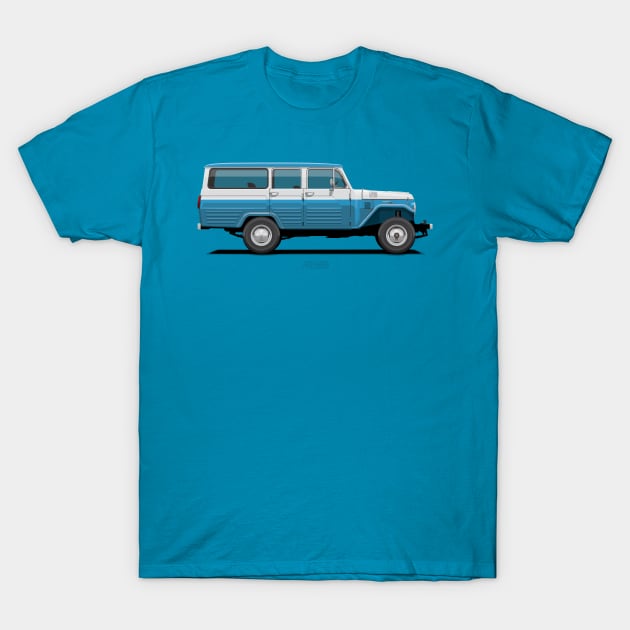 Land Cruiser Station Wagon FJ45LV - Blue T-Shirt by ARVwerks